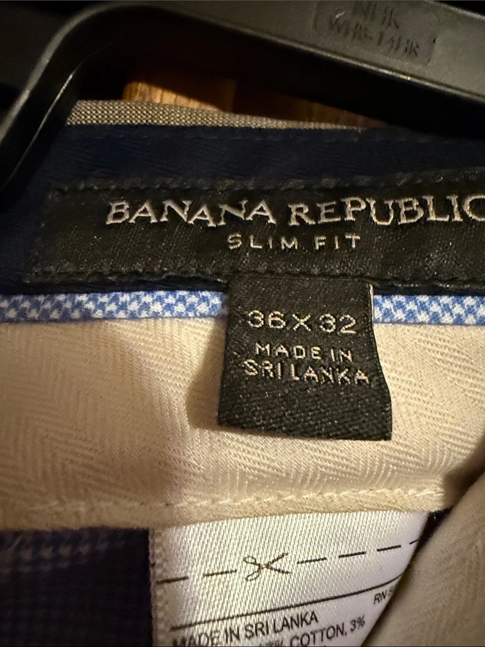Banana Republic Beige Pinstripe Dress Pants